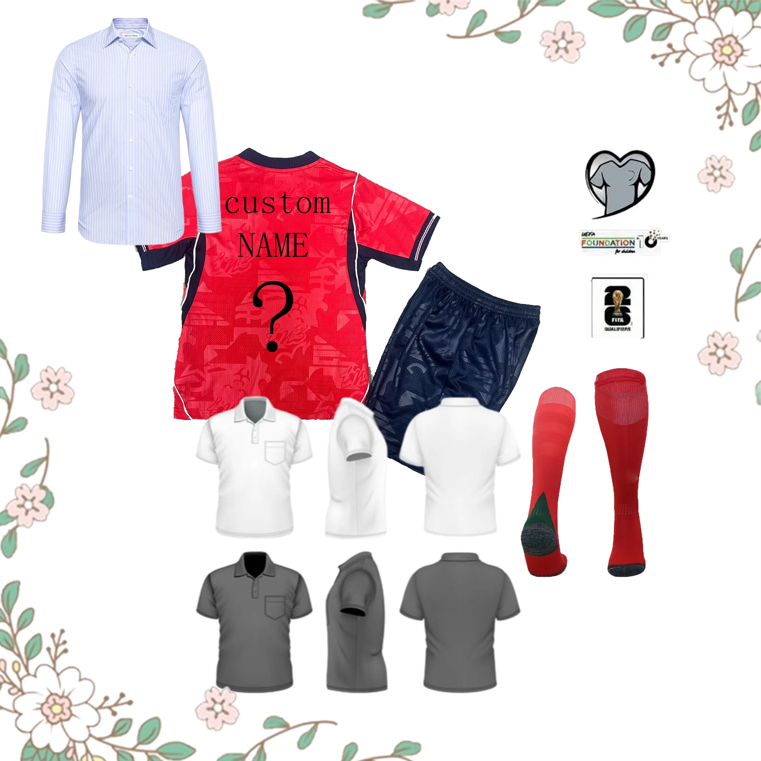 

england 2026 2027 New england Jersey 2026 2027 england Jersey Decorative painting 5-10 day arriver