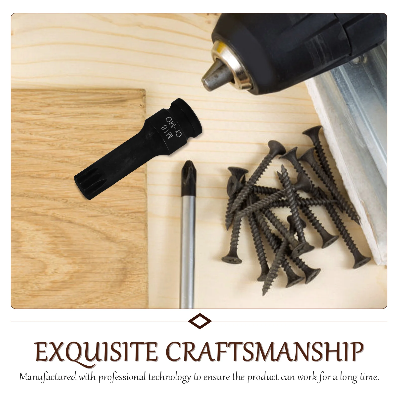 1/2 Inch Impact Drill Socket Driver Bits High Torque Resistance Extended Design For Breaker Levers Ratchet Handles