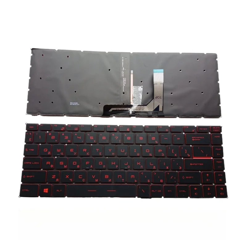 Replacement Backlit Laptop Keyboard US RU SP For MSI GF63 8RC 8RD GF65 Thin GS65 GS65VR MS‑16R1 MS‑16W1 MS‑16Q1 Notebook PC