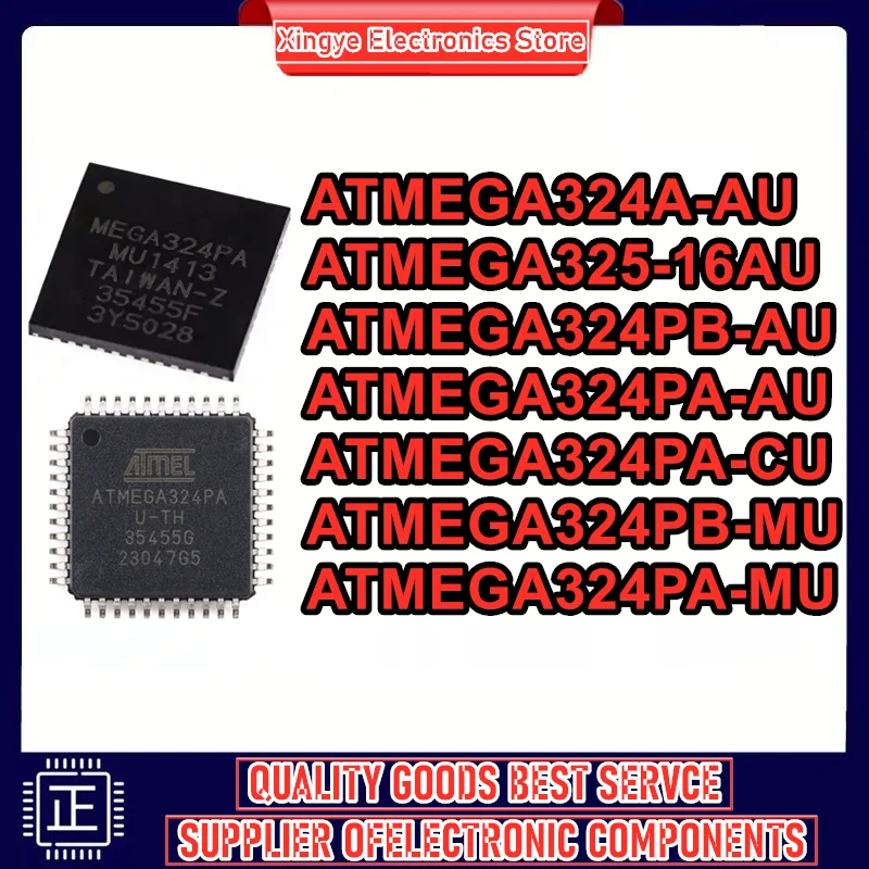 

ATMEGA324A-AU ATMEGA325-16AU ATMEGA324PB-AU ATMEGA324PA-AU ATMEGA324PA-CU ATMEGA324PB-MU ATMEGA324PA-MU IC Chip New Original