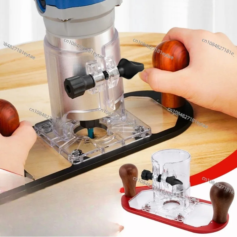 Multifunctional Woodworking Accessories, Trimming Machine Flip-chip Base, Small Gong Machine Engraving Machine Accessories view 4