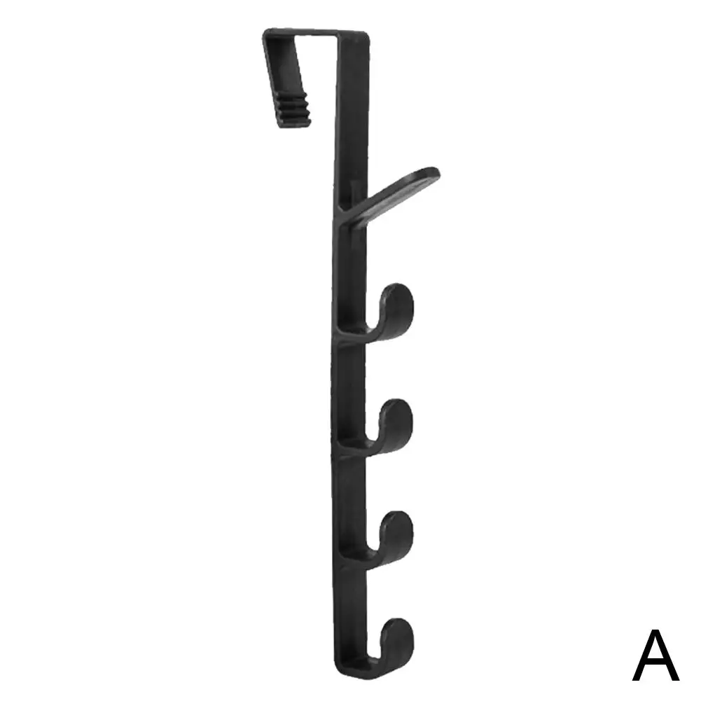 Bedroom Door Hanger Clothes Hanging Rack Over The Door Purse Holder 5 Hooks For Bag Rails Ithout Drilling Storage Rack M4b5