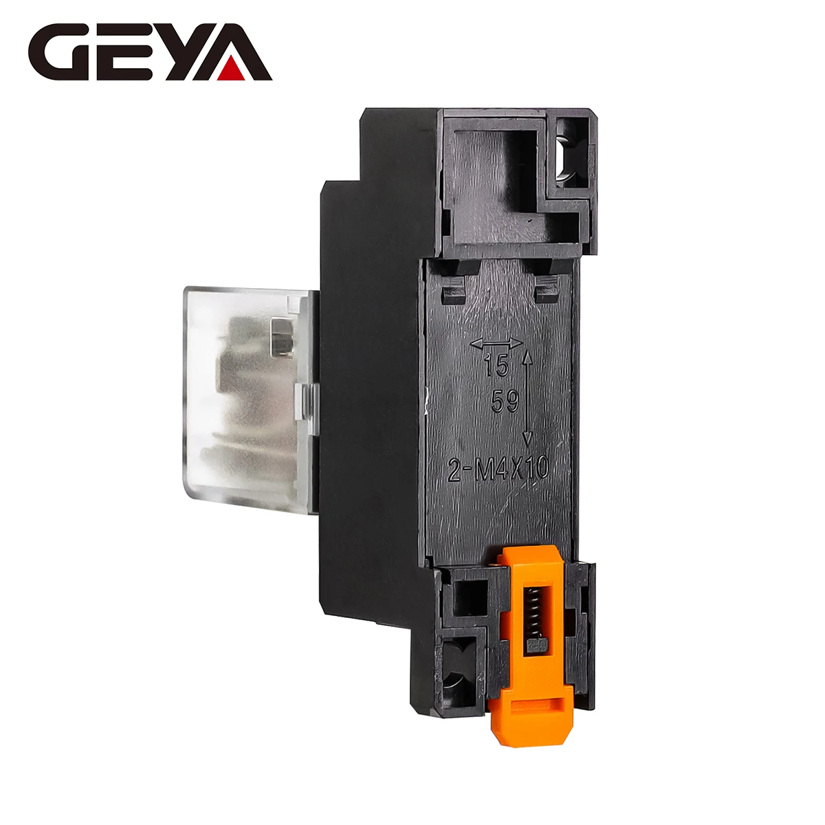 GEYA Small Intermediate Relay Electromagnetic Relay Coil Power Relay 8 Pins 14pins With Socket Base DIN Rail  4NO 4NC 220V DC/AC