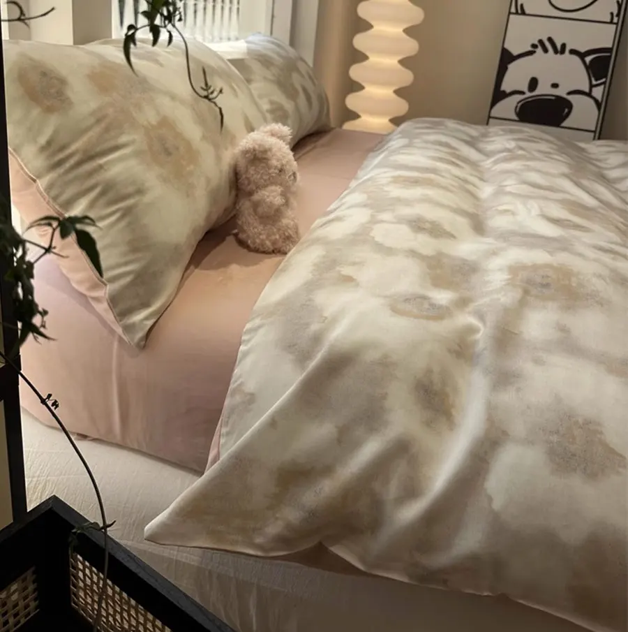 

Fashion unusual pastoral floral bedding set girl,full queen king simple abstract home textile bed sheet pillow case duvet cover