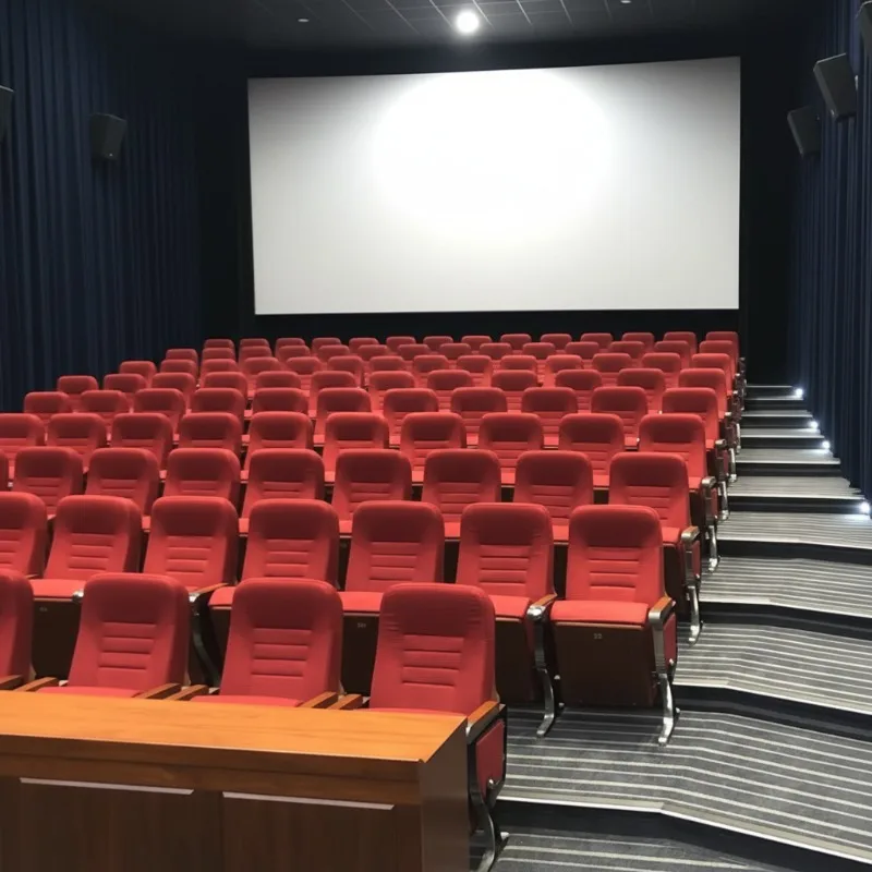 School Lecture Room Hall Chair with Desk Auditorium Theater Seating