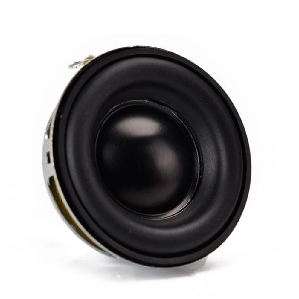 2Pcs 40MM Mini Audio Portable Speakers 16 Core 4 Ohm 5W Full Range Speaker Rubber Side NdFeB Magnetic Speaker