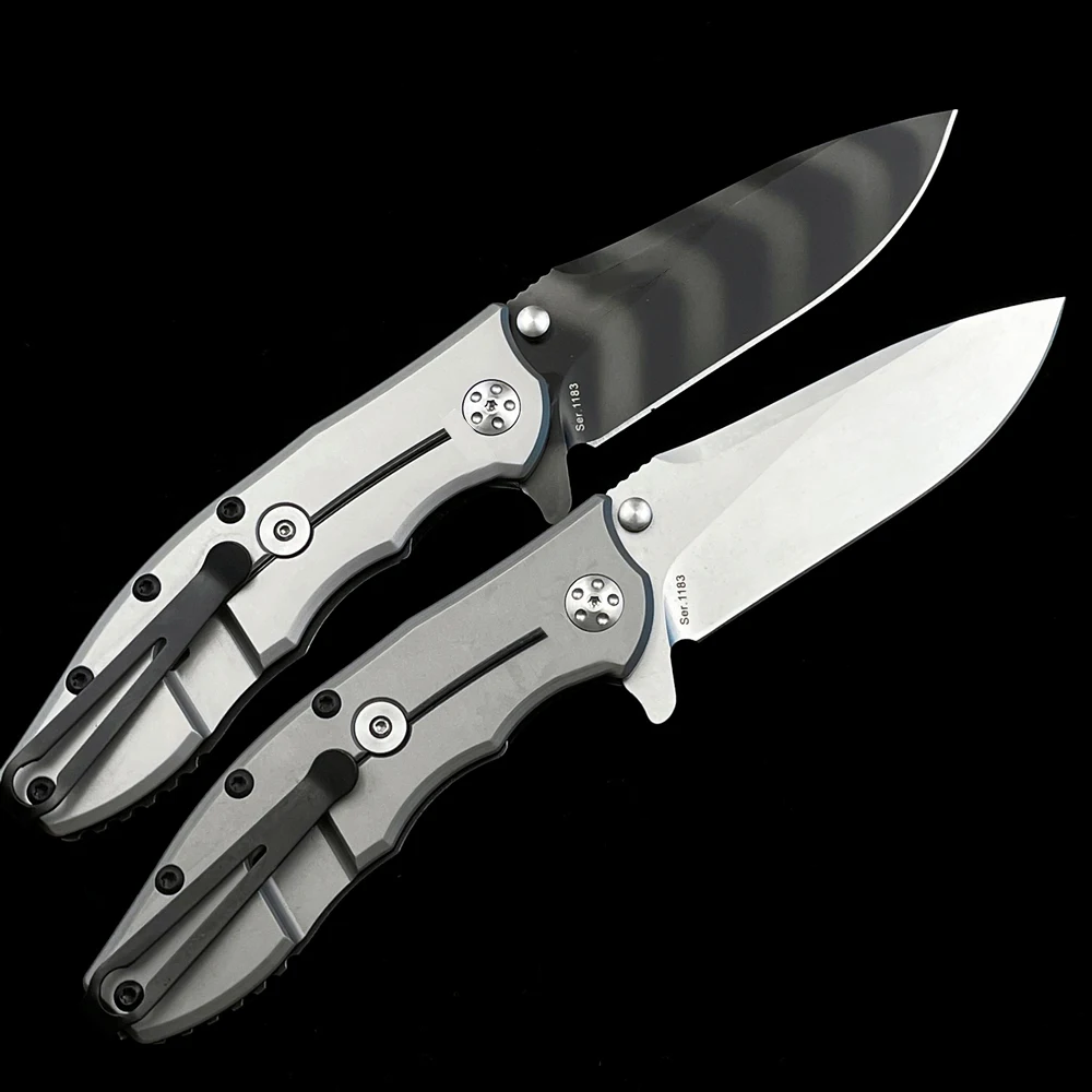 Flipper Folding Knife para acampamento ao ar livre e caça, canivete, autodefesa tática, ferramenta EDC, OK 0562, 0562TS