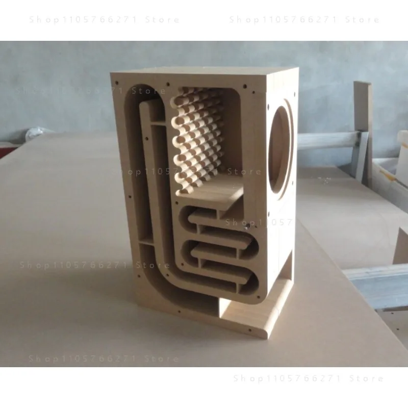 DIY 6.5 Inch Maze Speaker Cabinet Pair for Full Range Tube Amplifier