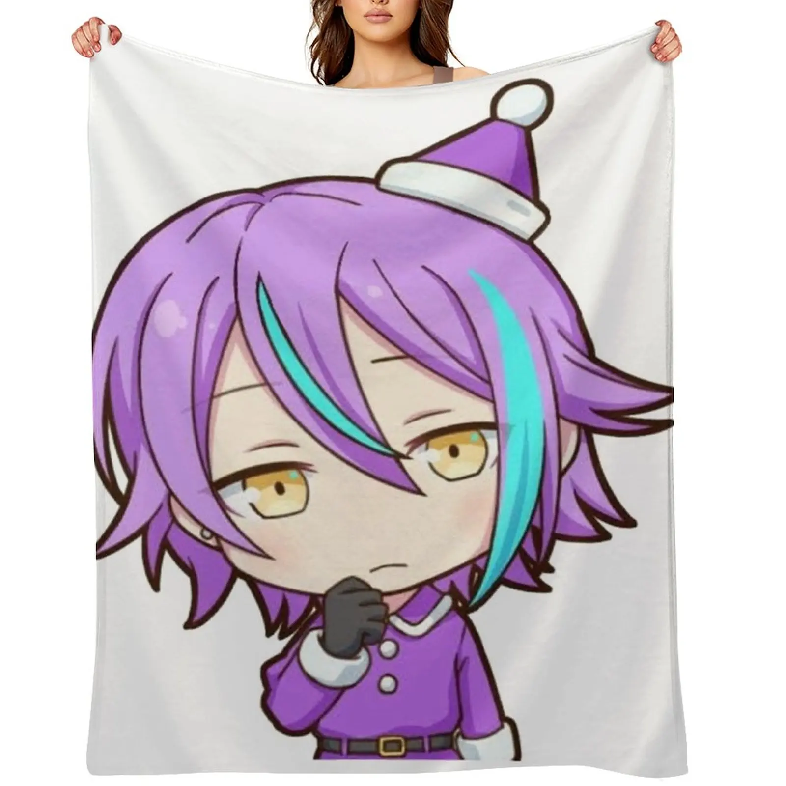 

Kamishiro Rui - Project Sekai Throw Blanket Sofa Quilt Blankets For Baby warm for winter Moving Blankets