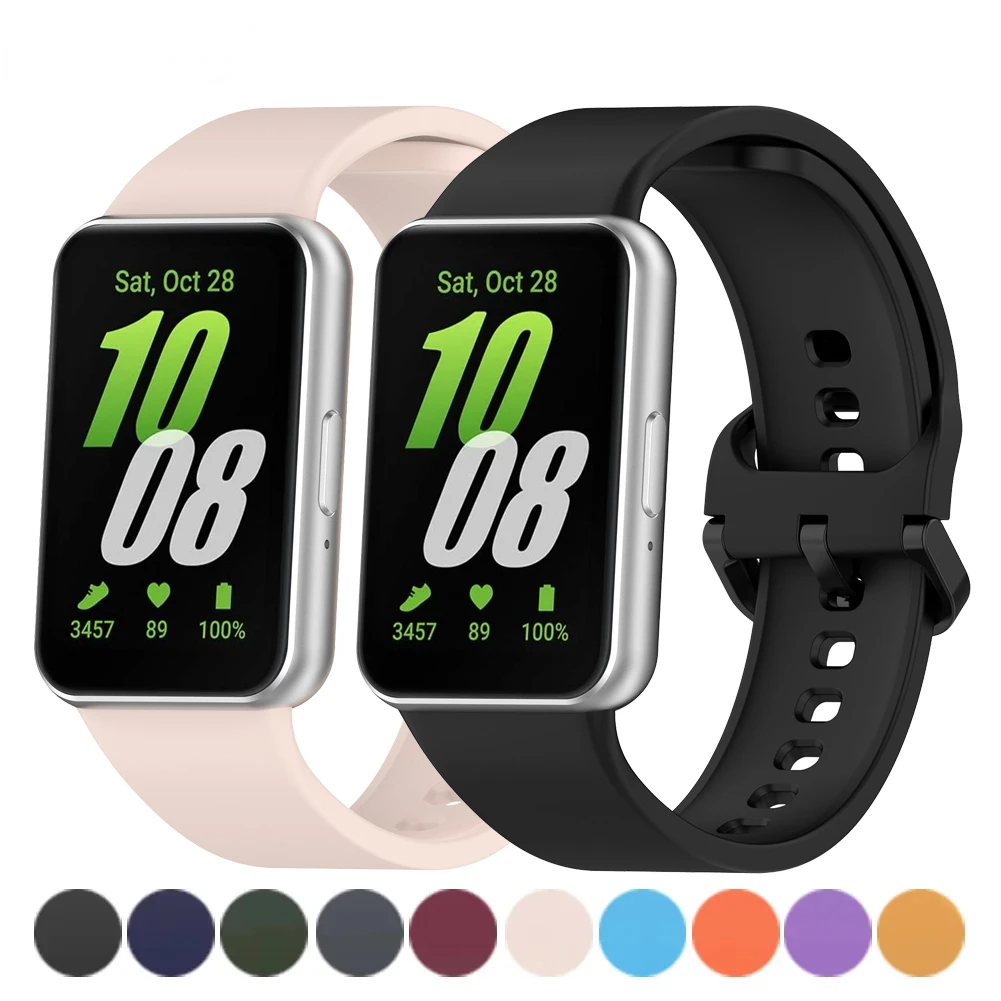 

Sport Silicone Strap for Samsung Galaxy Fit 3 Band Smartwatch Rubber Bracelet Correa for Samsung Galaxy Fit3 Strap Accessories