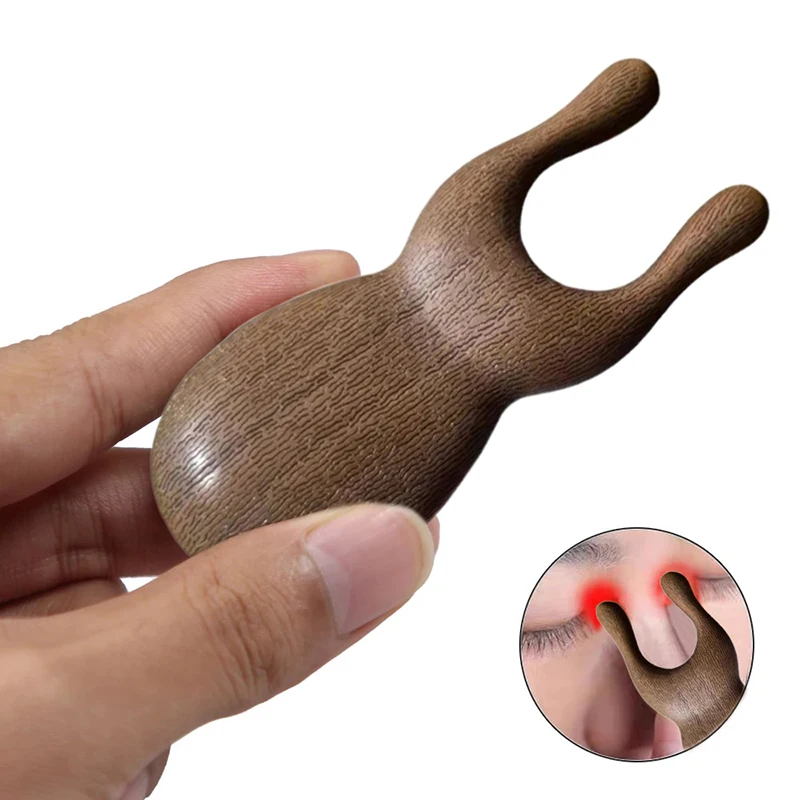 

Imitation Sandalwood Nose Shaper Nose Facial Massage Nose Lifter Therapy Massage Tool Beauty Tools Guasha Plastic Stick Home Gym