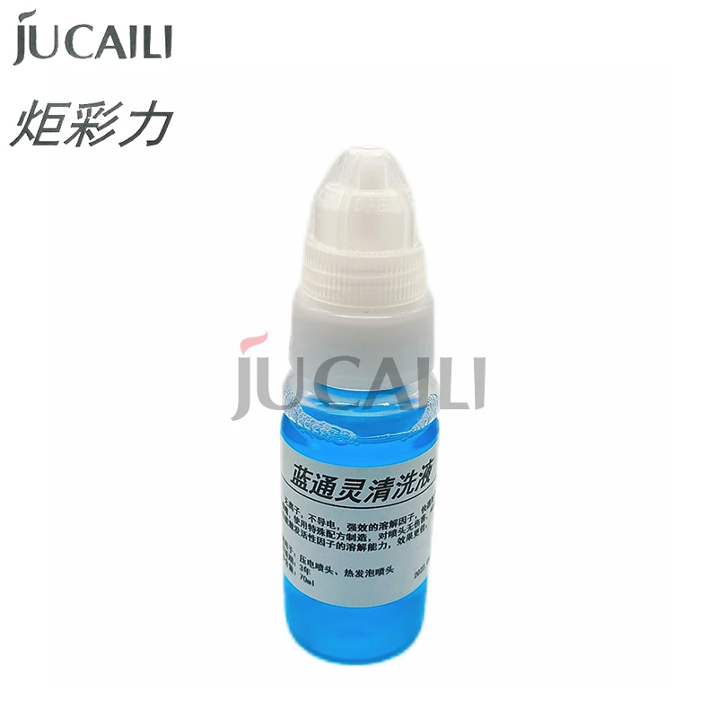 Jucaili 70mL Specialized Printhead Efficient Cleaning Fluid for Epson/Roland/Mutoh Water Based/ECO-solvent/UV Inkjet Printer