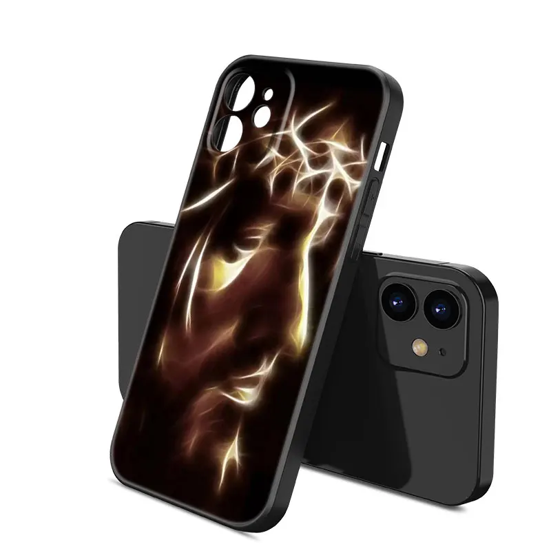 Funda de teléfono Jesucristo Dios bendiga para Apple iPhone 12 13 Mini 11 14 Pro XS Max 6S 6 7 8 Plus 5S X XR SE 2020 2022 funda suave