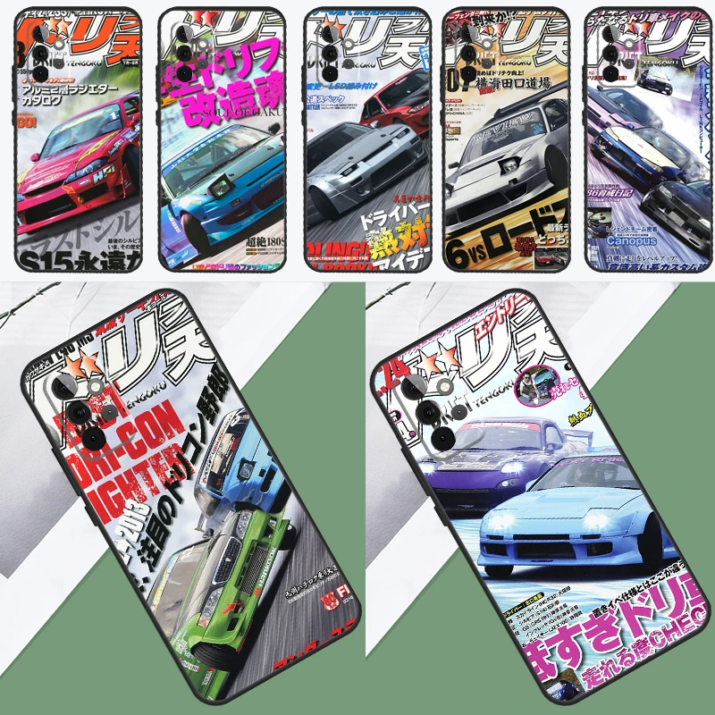 JDM Magazine For Samsung Galaxy A34 A54 A14 A53 A13 A33 A23 A73 A51 A71 A12 A22 A32 A52 Case Cover