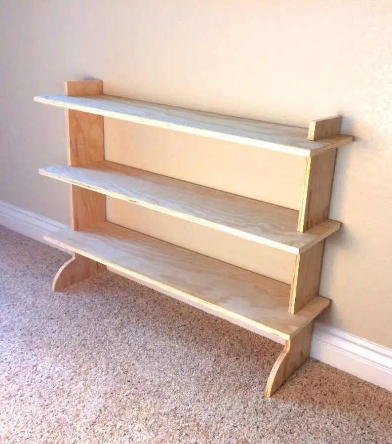 &c Wood Cube Bookshelf Coffee Table Minimalist Hot Selling Home Furniture China Wholesale for Apartment Kid Shoe