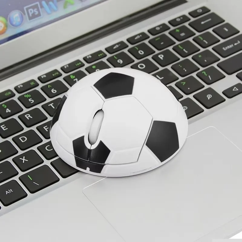 Personalized Wireless Photoelectricity Mouse Basketball Football Shape 3 Keys Usb Interface 1200dpi Laptop Computer Office Use