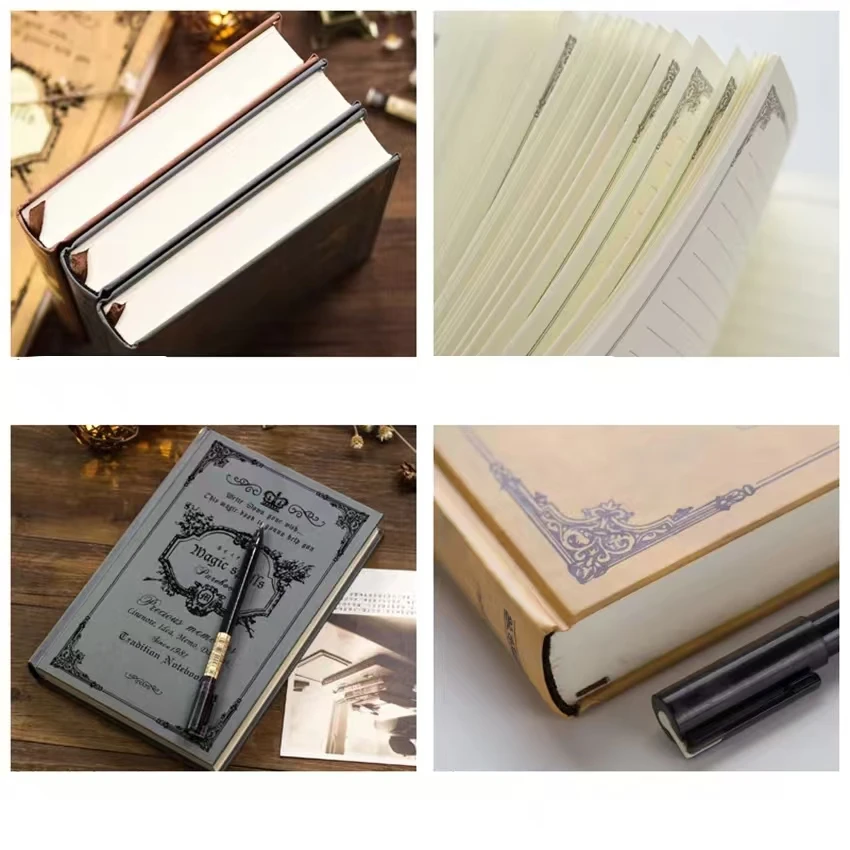 European Retro Thick Magic Notebook Creative A5 Diary Book Classical Gifts for Students