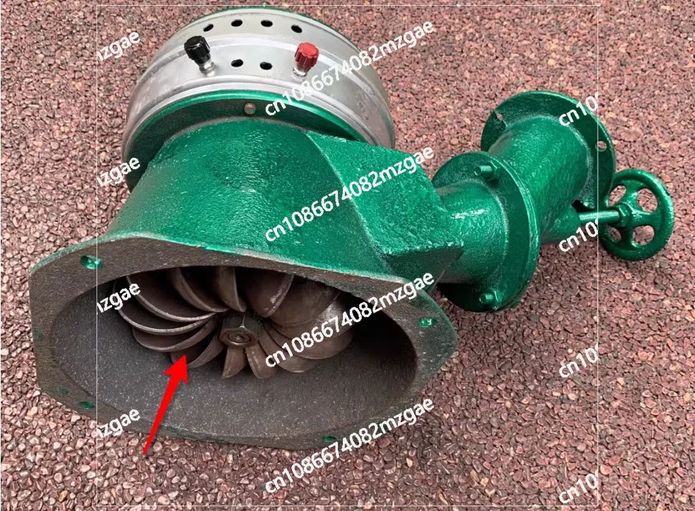 500W Micro Hydro Generator All Copper Single Phase Permanent Magnet Oblique Strike, 0.5KW Hydroelectric Water Turbine Generator