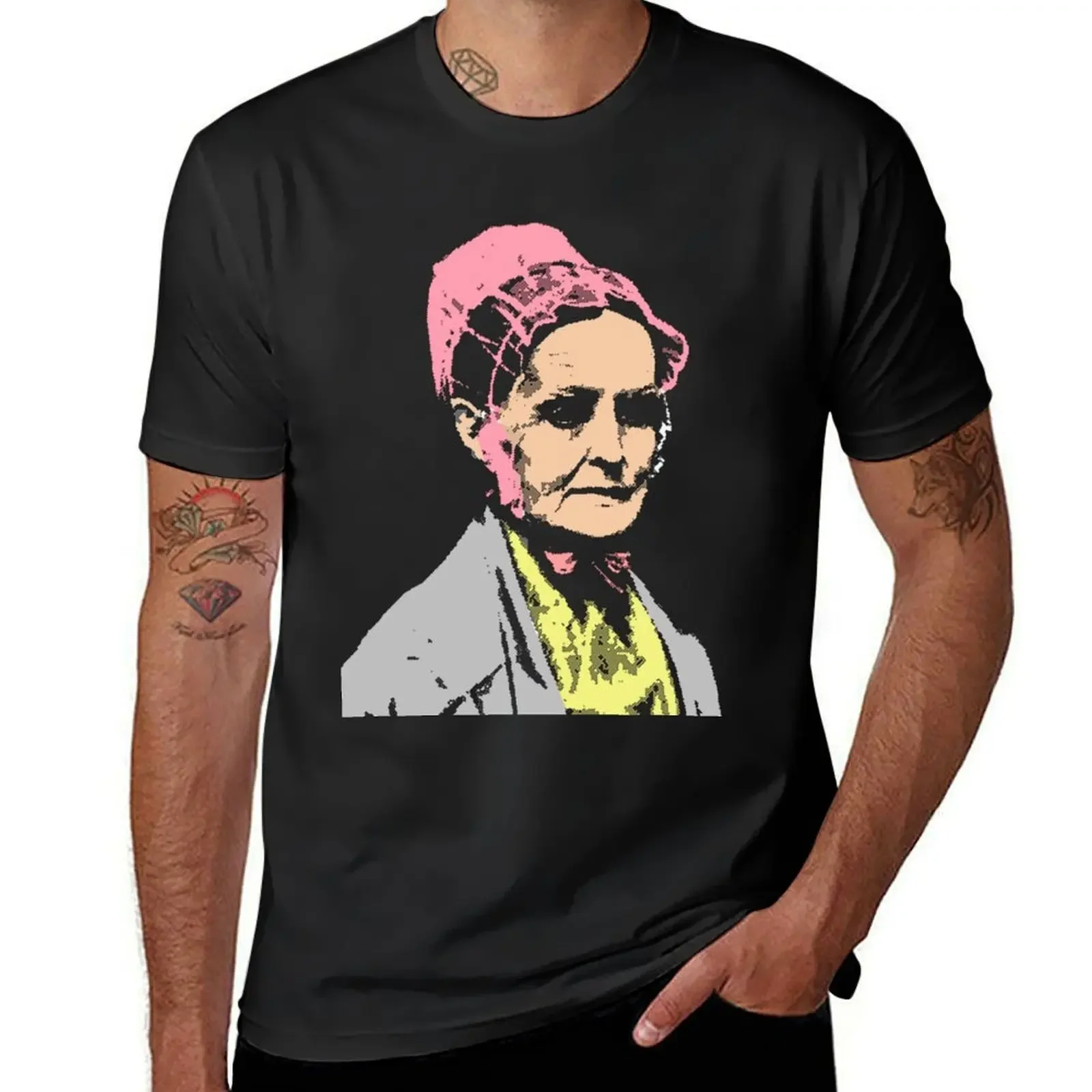 

LUCRETIA MOTT T-Shirt for a boy plus size clothes custom shirt oversizeds vintage t shirt men