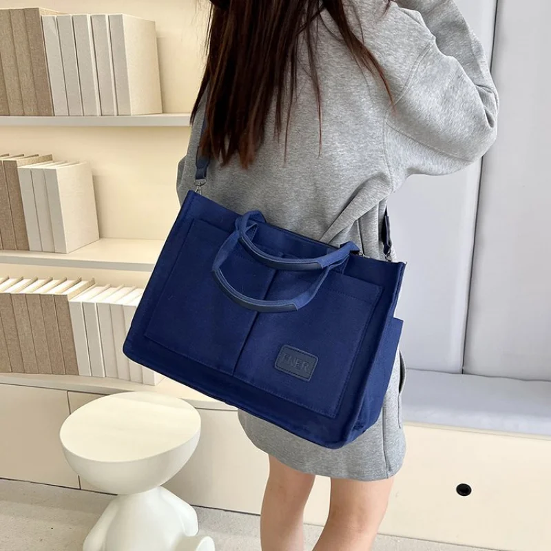 

Modish-chic 2025 Новая женская роскошная брендовая кожаная большая сумка известного дизайнера Простая популярная классика ​