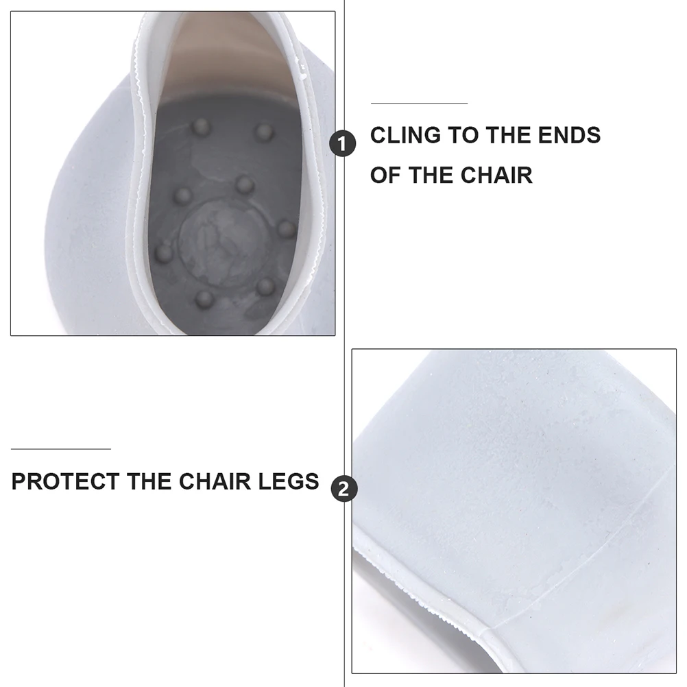 

60 Pcs Chair Leg Covers Silicone Heart Shaped Furniture Feet Caps Protectors for Chairs Tables Home Office Floor Protection Anti