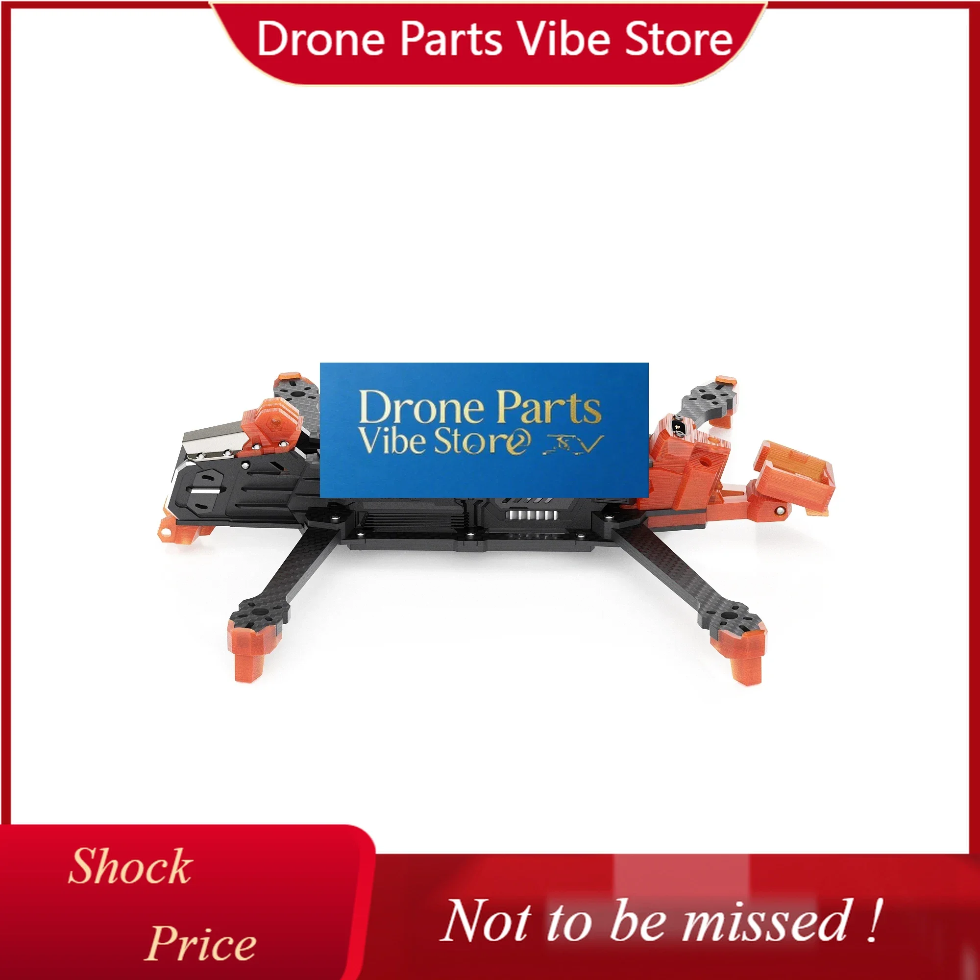 

DParts1MOZ7 V2 FPV Dr-one Frame - Durable Long Range Quadcopter Rack For HD Digital/Analog FPV Systems