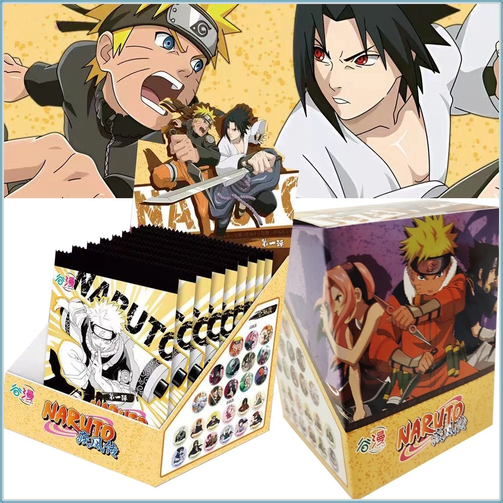 Naruto Anime Characters Badges for Cosplay Collar Bag Decor Uchiha Itachi Tsunade Round Brooch Collection Popular Trendy Gifts