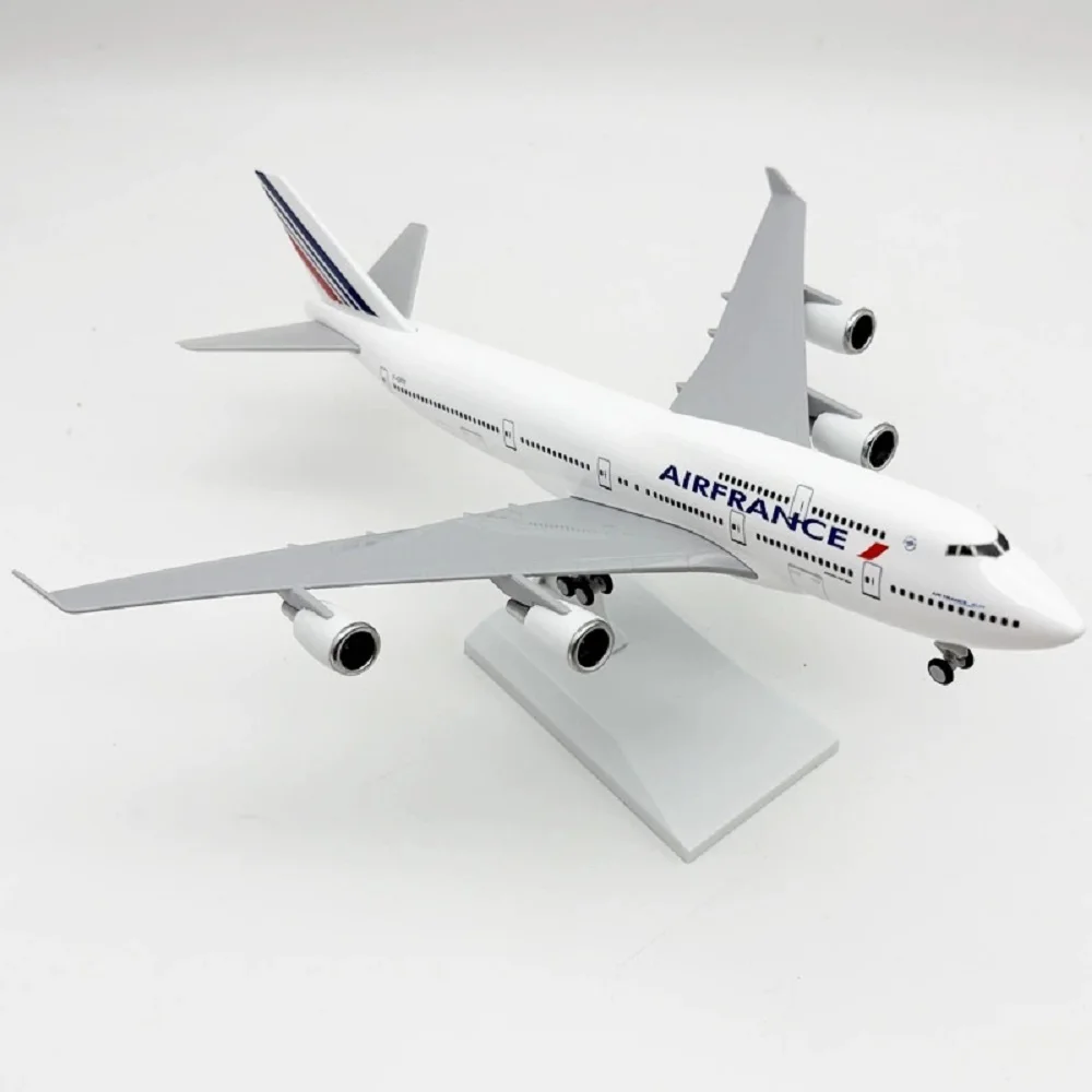 airplane kids toys 1/240 Scale 30cm B747 Air France A380 Airways For Boys Aircraft Model Kit (With Stand) Collected Gift By