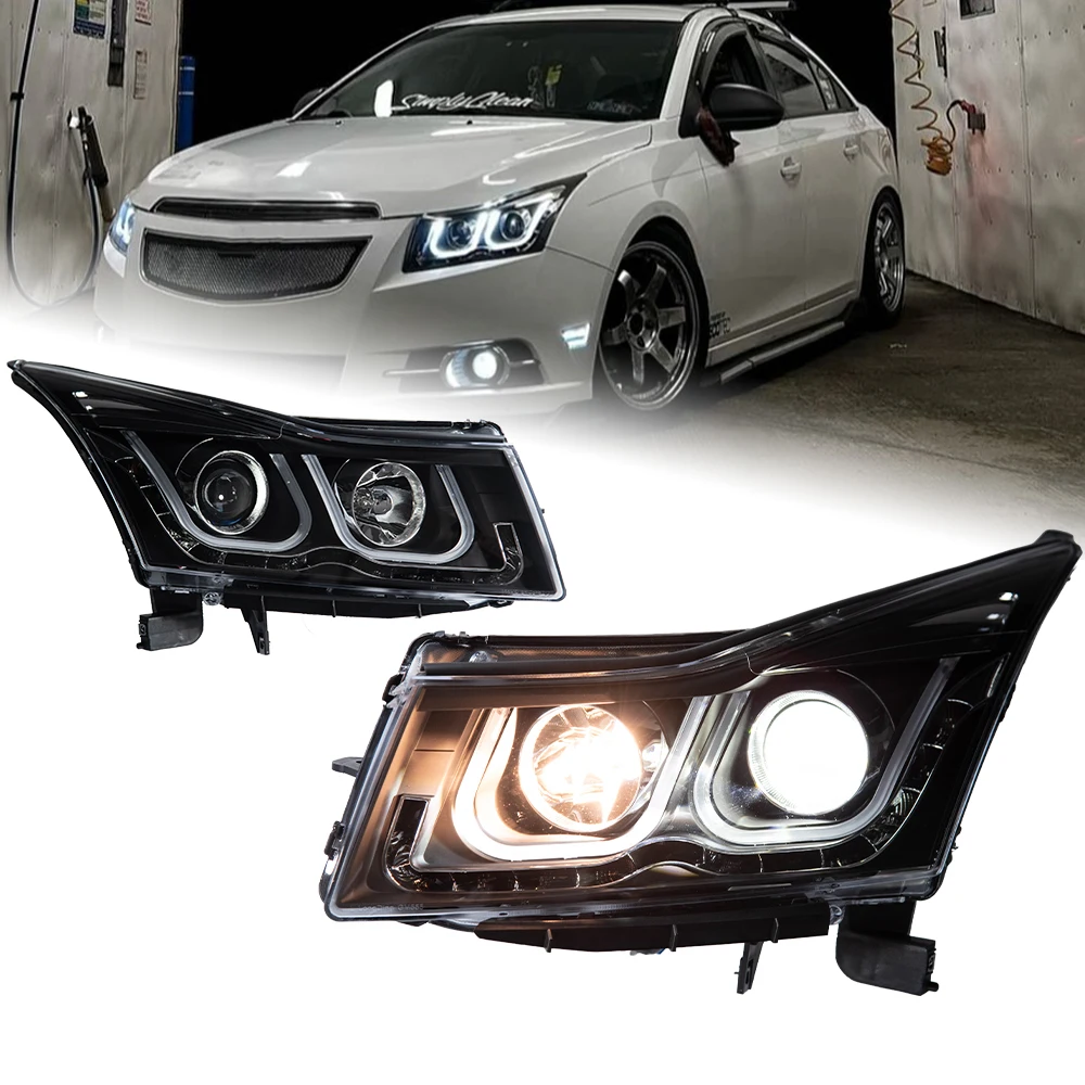 Car Styling Head Lamp For Chevrolet Cruze 2008-2015 Headlight Projector Lens Dynamic Signal Drl Automotive Accessories