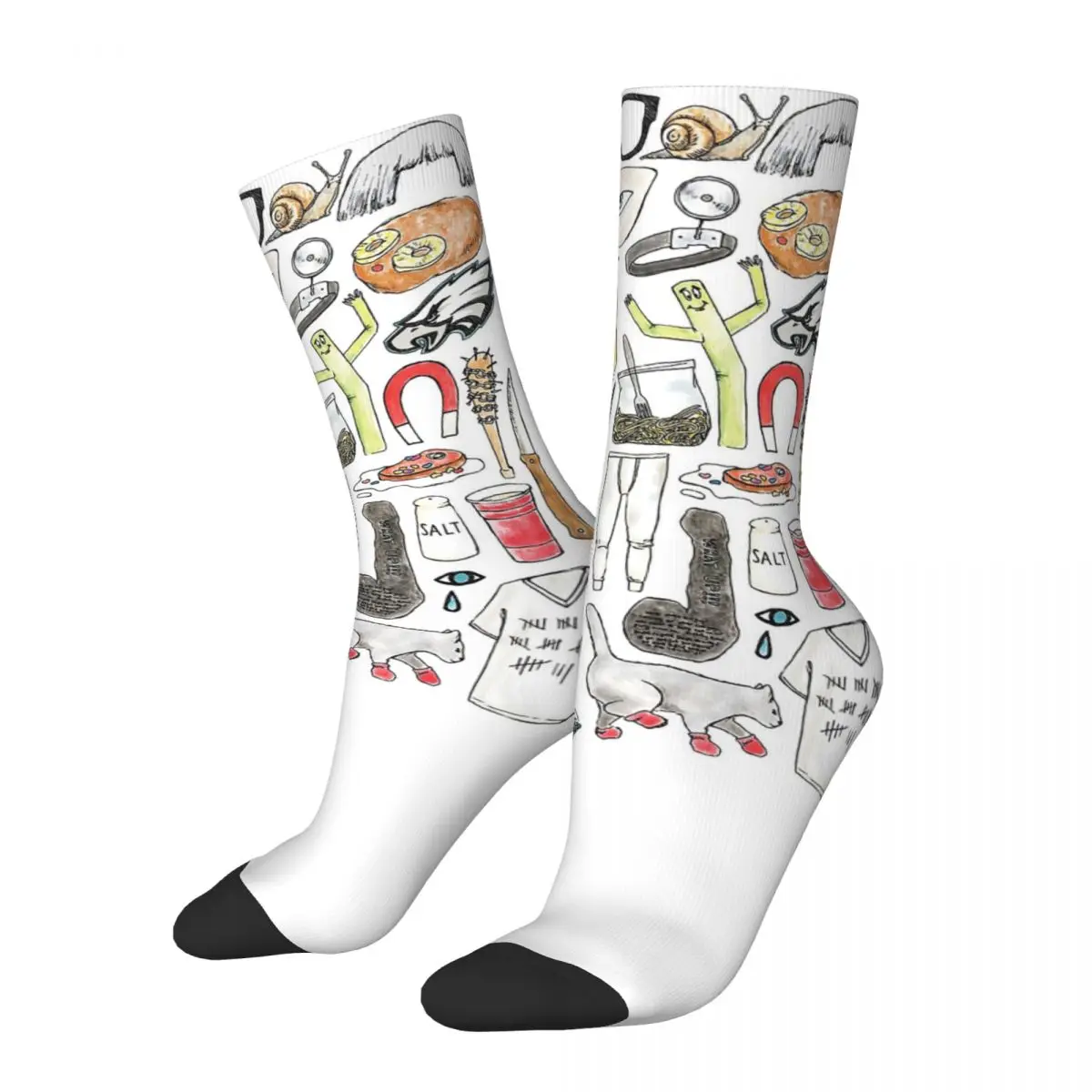 

Носки Always Sunny Iconic Times, чулки высокого качества в стиле Харадзюку, всесезонные длинные носки, аксессуары для унисекс, рождественские подарки