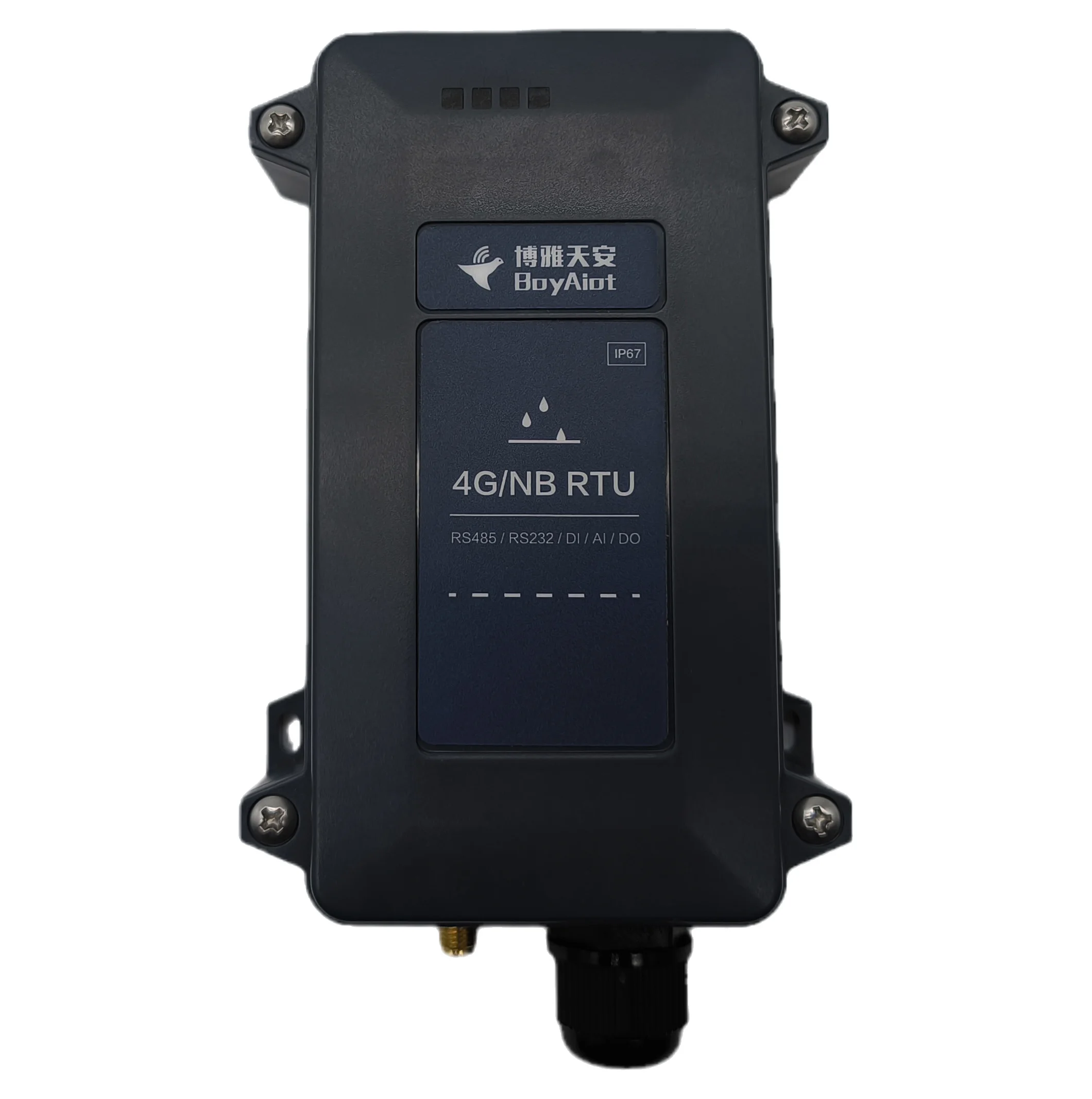 -S504-IOT 4G IOT Gateway RS232 & RS485 Gateway Support Mqtt طويل المدى لاسلكي مقاوم للماء IoT RTU