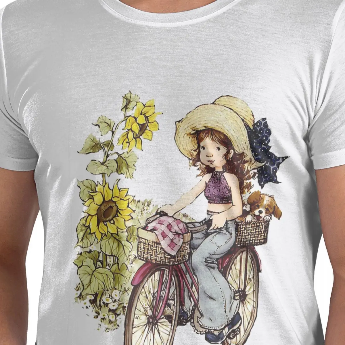 

Kawaii Sarah Kay футболка из 100% хлопка, мужские забавные футболки, мужские футболки с круглым вырезом и коротким рукавом, S-6XL