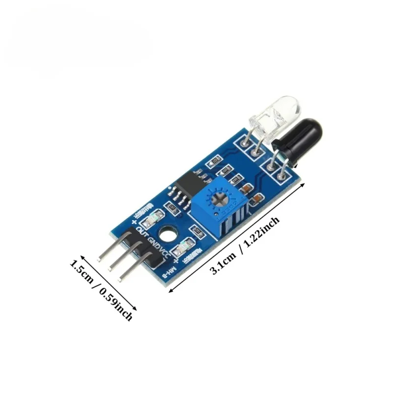 1/5pcs IR Infrared Obstacle Avoidance Sensor Module, Reflective Photoelectric 3PIN, for Arduino DIY Smart Car Robot