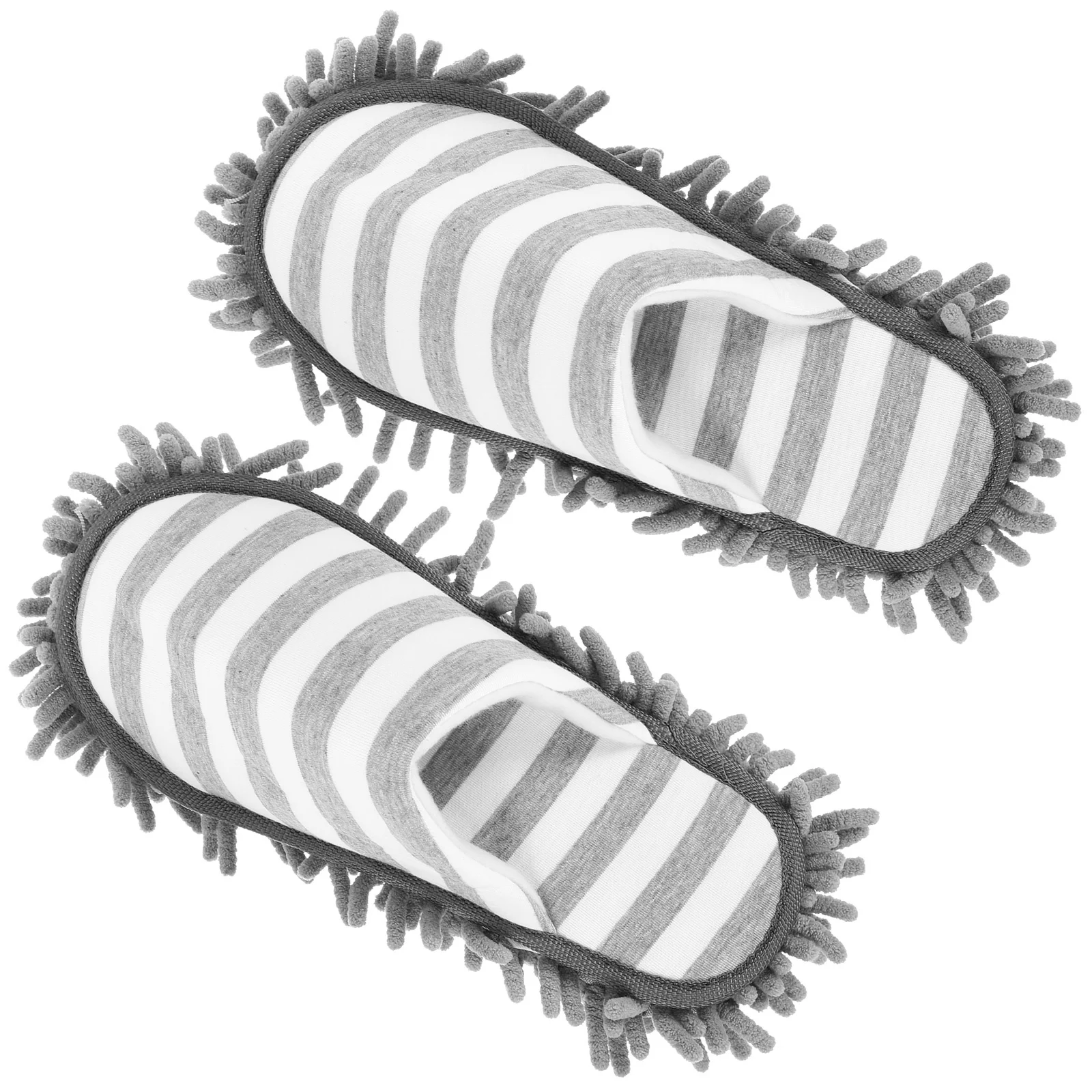 

1pcs 1 Pair Mop Slippers Washable Chenille Cleaning Footwear For Floor Bathroom Kitchen Home Reusable Dust Hair Sweeping Shoes