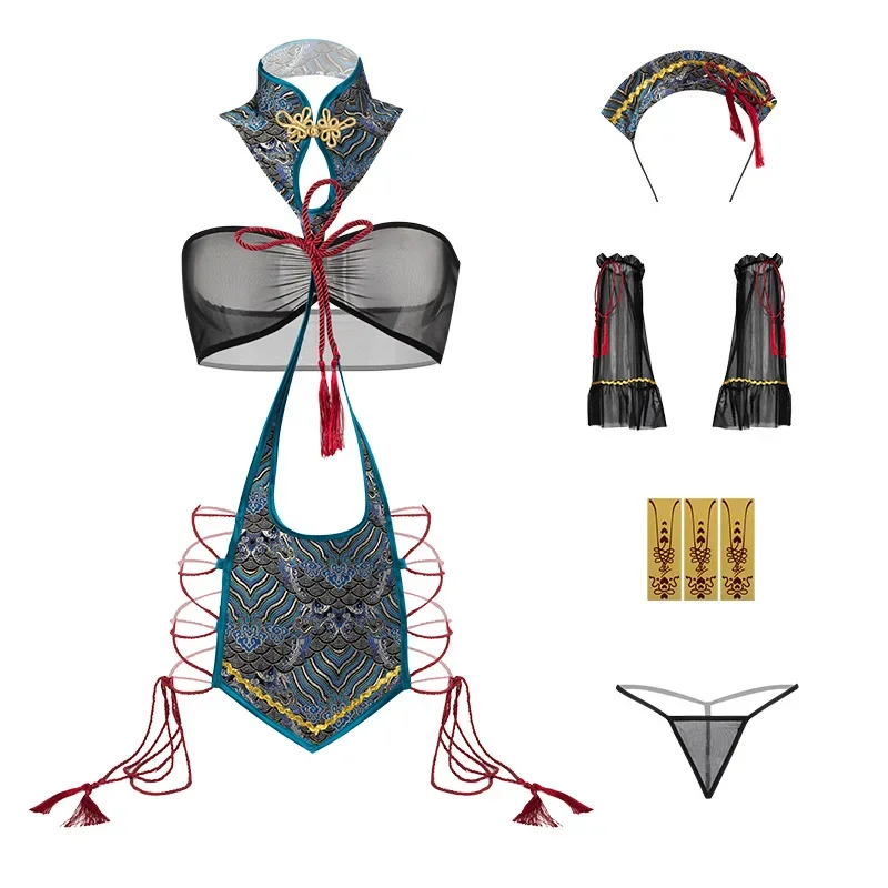 

AniLV Anime Chinese Zombie Uniform Charm Hanfu Sexy Lingerie Enchanted Women Dress Outfits Cosplay Costume