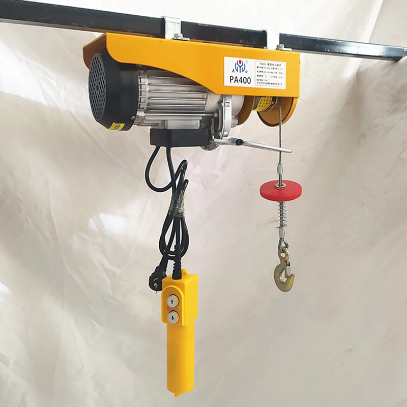 

PA400 Electric Hoist Crane Multifunctional Elevator Household Small Elevator Crane Lifting Equipment Tools 12M 220V/110V