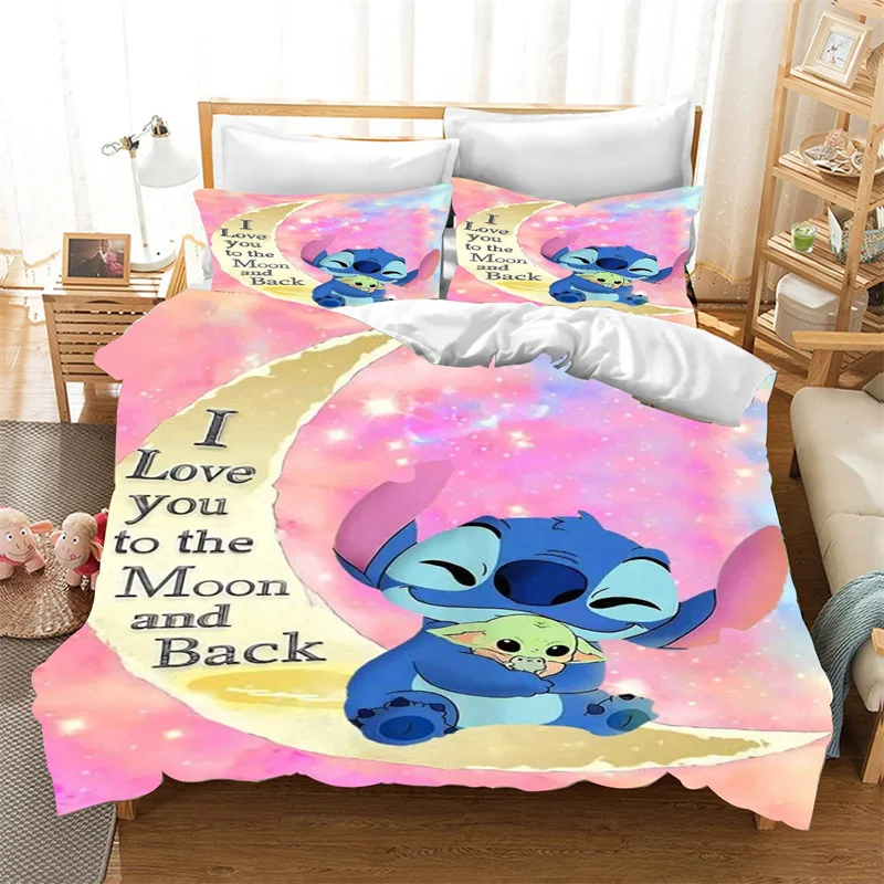 Duvet Cover Stitch 220x240 Needlework Quilt Cover Full Size Bedding Set Pillowcase Quilt Cover Microfiber Single Double Bed