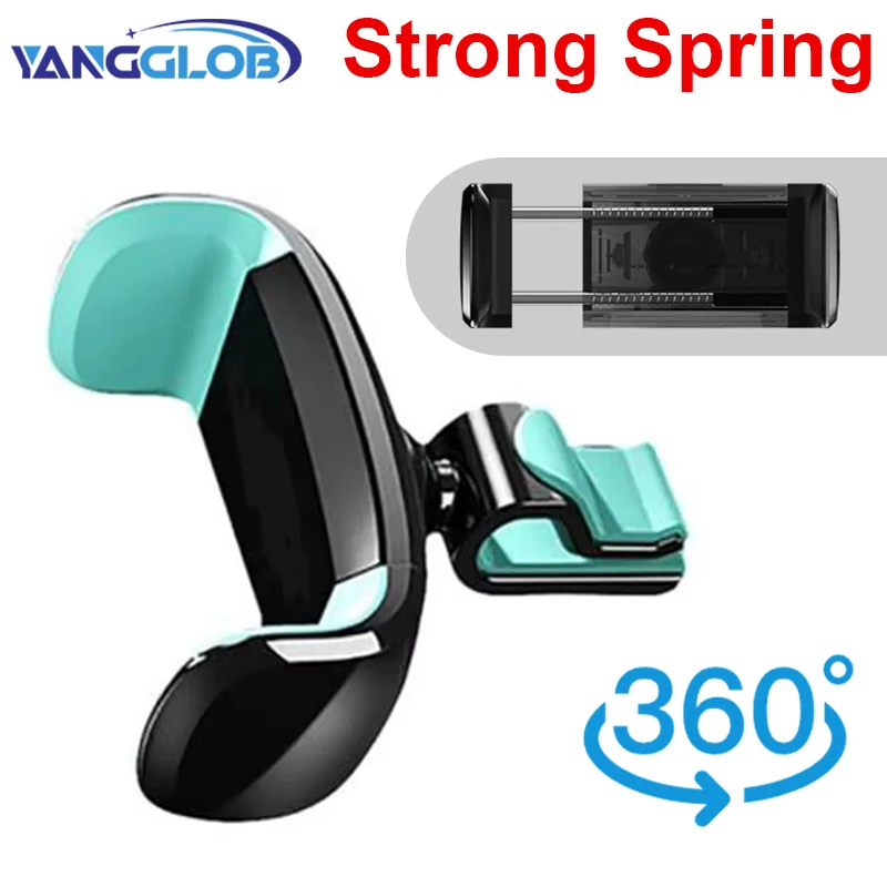 

Мини-автомобильный держатель для телефона, зажим для мобильного телефона, подставка для автоматического вентиляционного отверстия, подставка для мобильного телефона для iPhone Xiaomi Samsung, автомобильное крепление для вентиляционного отверстия