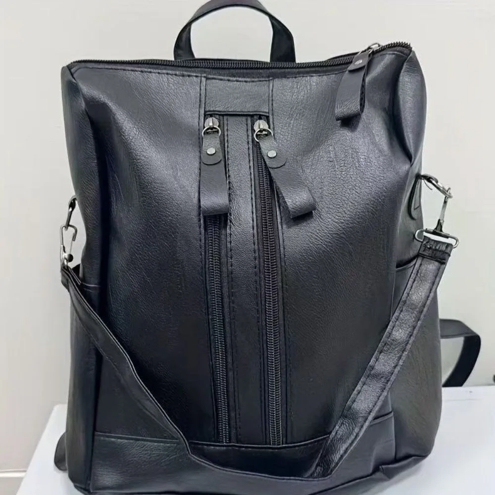 mochila-de-couro-preto-couro-macio-alcas-ajustaveis-mochila-estilo-coreano-design-matelasse-cor-solida