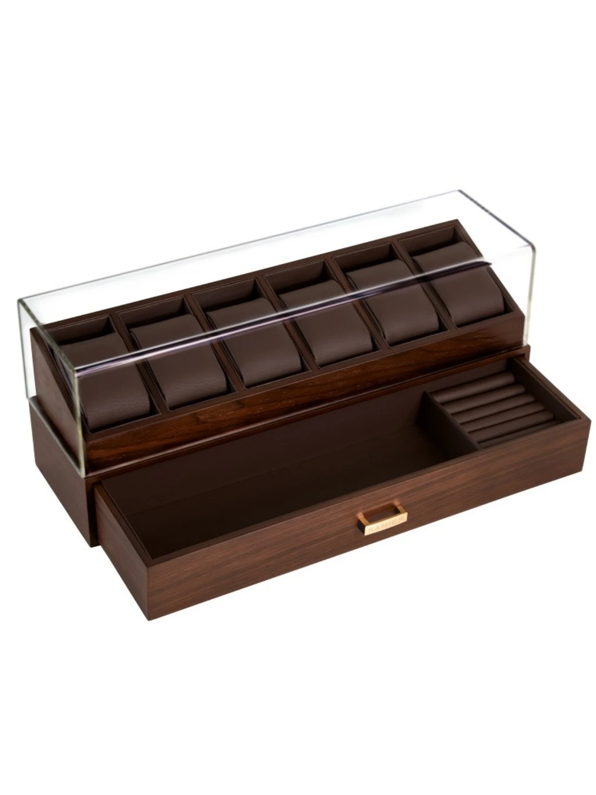 

Jewelry watch integrated storage box exquisite watch bracelet wood dust-proof high-grade storage display box