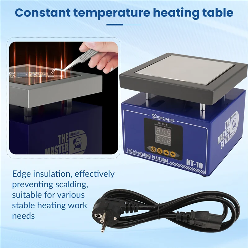 A21Q-MECHANIC HT-10 Интеллектуальный нагревательный стол с постоянной температурой, материнская плата для ремонта телефона, печатная плата