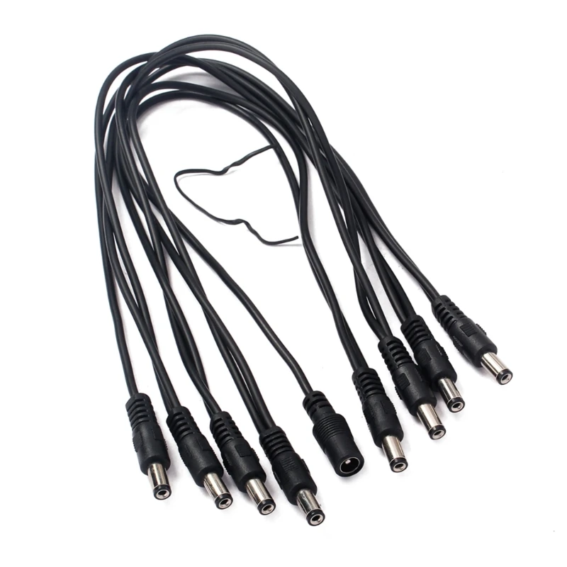 Guitar Pedal Board Chain Power Supply Cable, 3/6/8 Way Guitar Power Supply Cord Power Cable Chain for Guitar Pedal