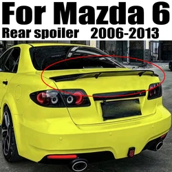 For Mazda 6 Sedan spoiler 2006 2007 2008 2009 2010 2011 2012 2013 R Style ABS/Carbon fibre Rear Trunk Ducktail Lip Wings spoiler
