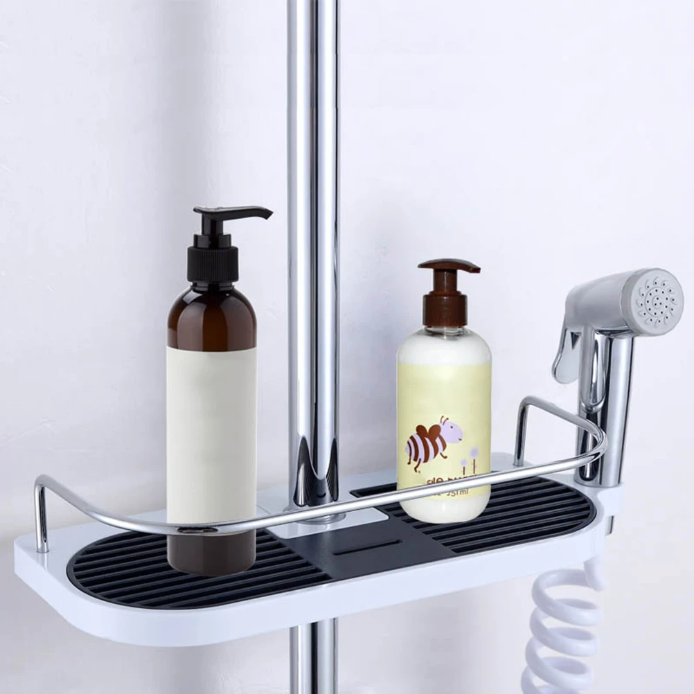 

Bathroom Shower Tray Rack Punch-free Lifting Shower Bracket Showerhead Holder Home Bathroom Accessories Tool (Fit for 24mm