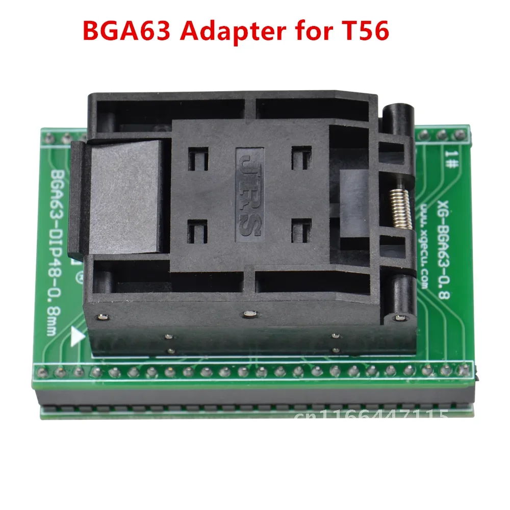 Limit Frame-adaptador BGA63 solo para programador XGecu T56 Nand, con 3 enchufes, Clip de prueba BGA63, Chip inteligente para programación de Base T56