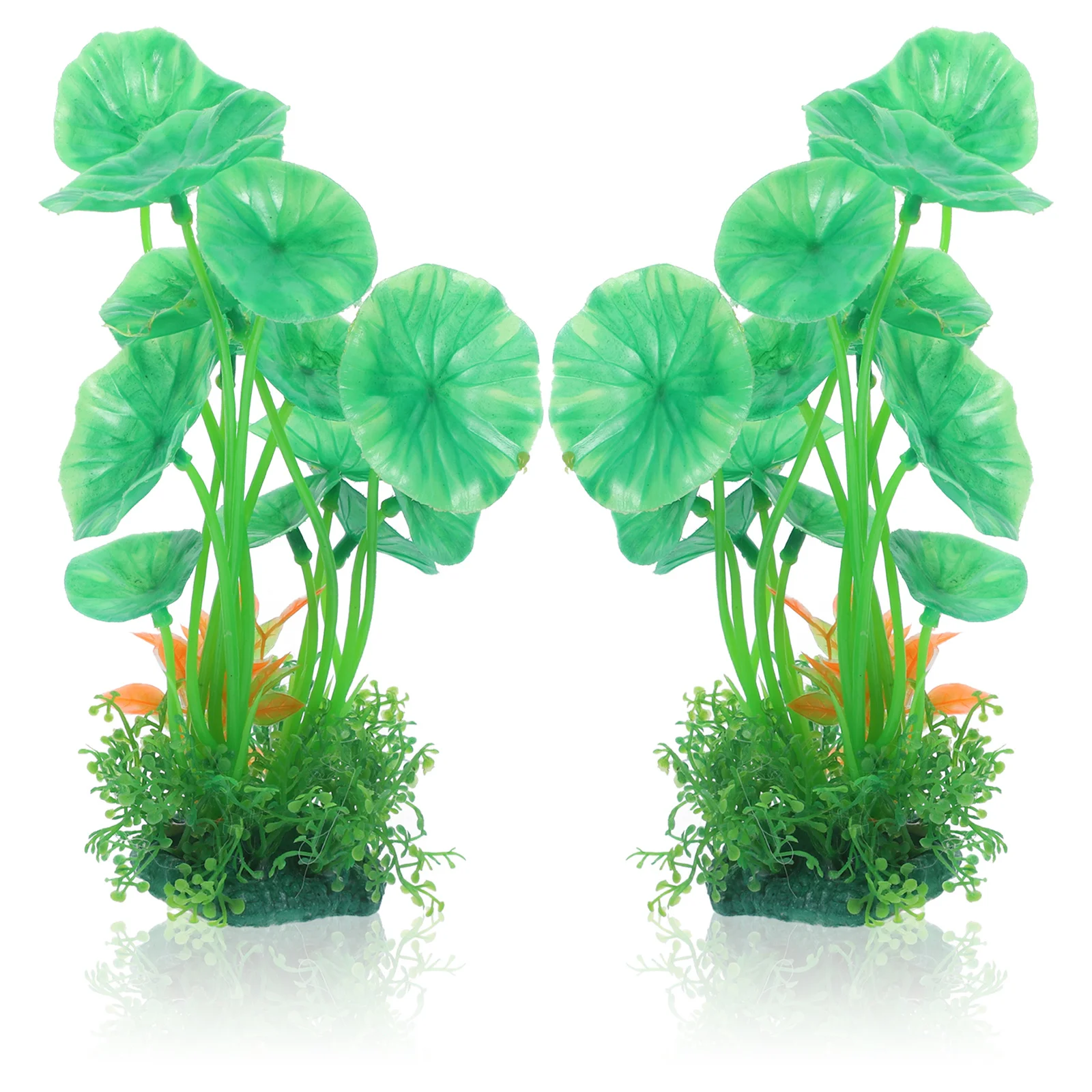 

2Pcs Fish Tank Plants Decorations Plastic Aquarium Ornament Safe for Fish and Other Plants Aquarium Decorations Large and Tall