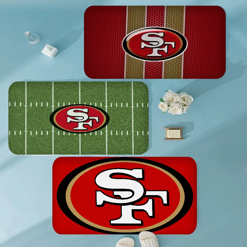 

San Francisco 49ers Room Mats Nordic Style Home Doormat Bathroom-Toilet Mats Bedroom Hotel Decor Mat