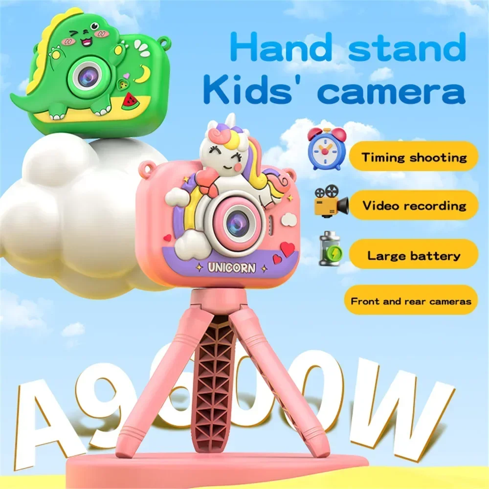 Kids Instant Print Digital Camera 1080HPhoto Camera With  Card For Children Boys Girls Christmas Birthday Gift