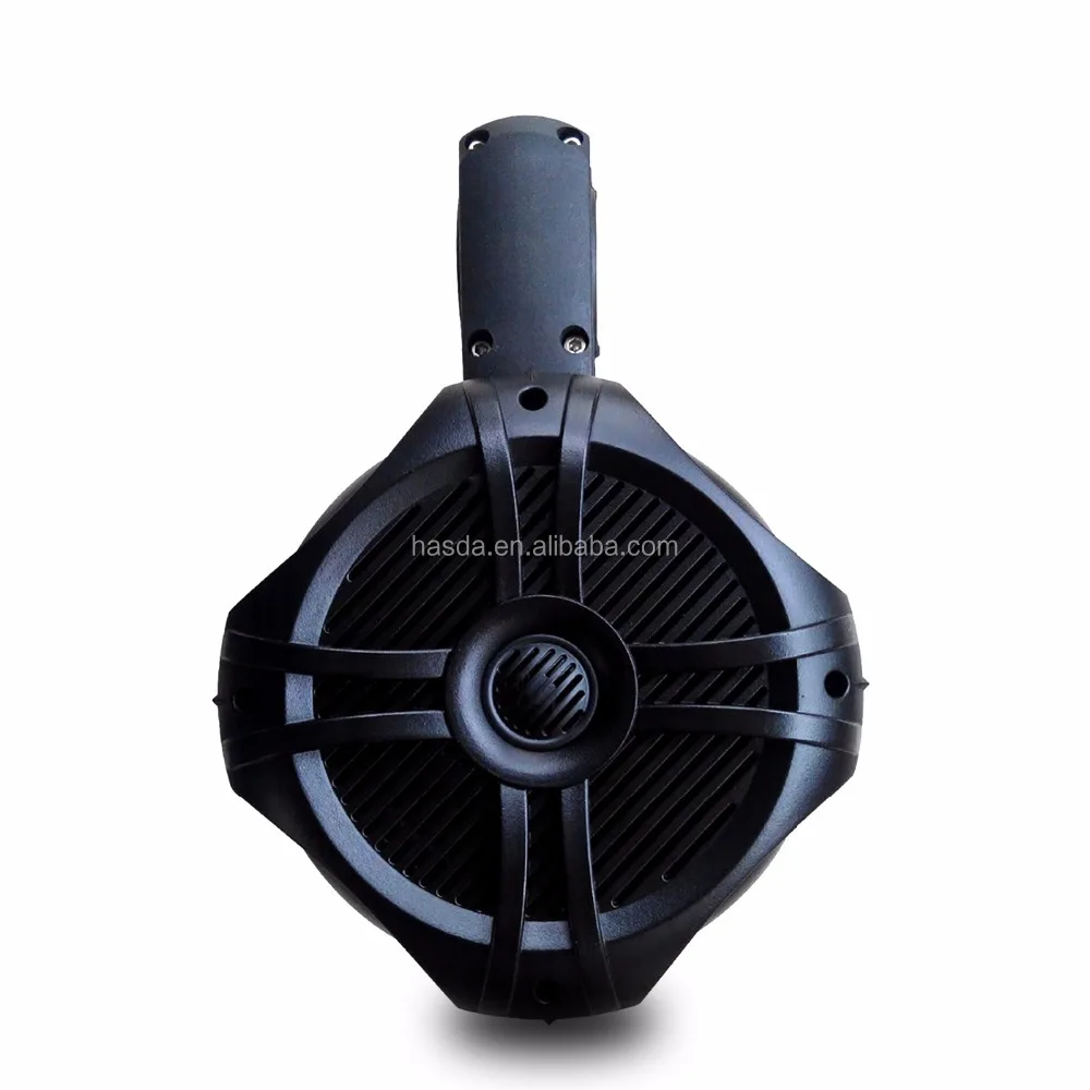 

6.5'' Waterproof Tower Speaker H-6106 Black IP66 Marine Wakeboard Speakers For Boat ATV UTV