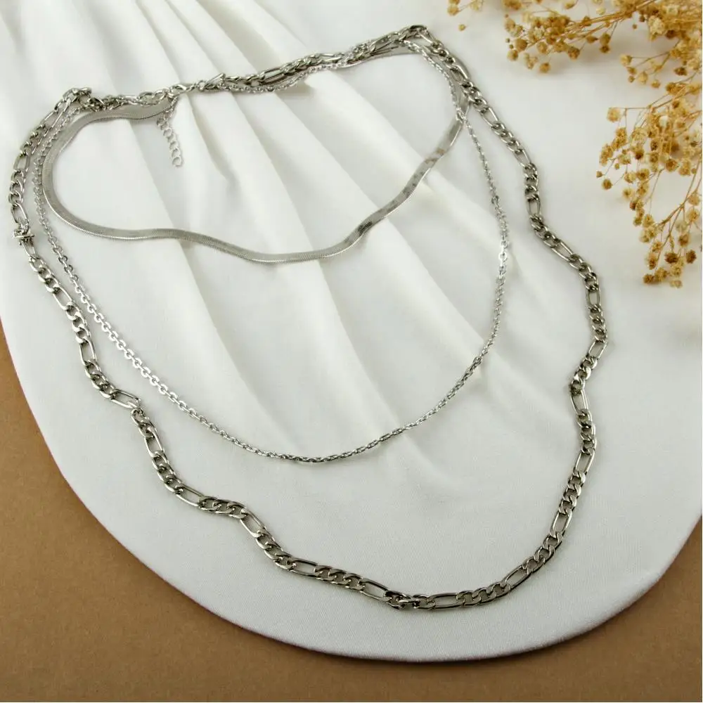 Italian Chain Lux Kombinli Necklace